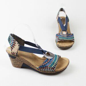 Rieker Roberta Antistress Wedge Sandals